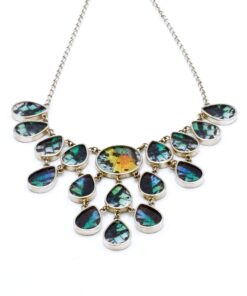 Exotisch pillpintu zilveren collier