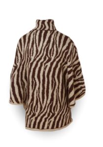 Alternative view of Exotische zebra design cape bruin