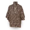 Exotische zebra design cape bruin