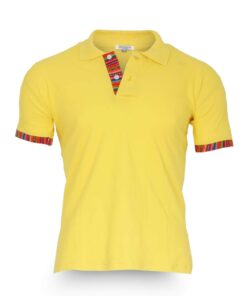 Geel Inca-katoenen polo