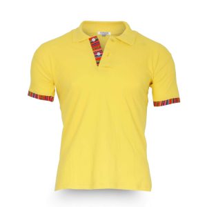 Geel Inca-katoenen polo