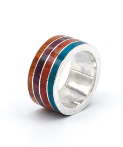 Guanca zilveren ring