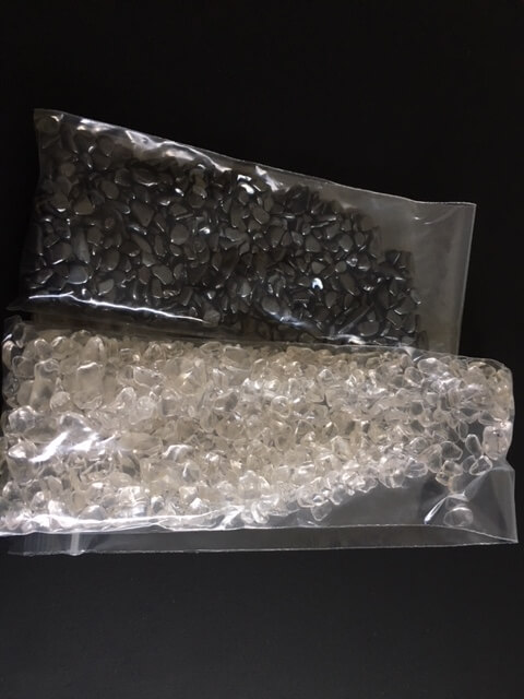 Edelsteen oplaad en ontlaadmix