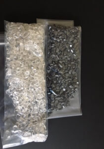 Edelsteen oplaad en ontlaadmix