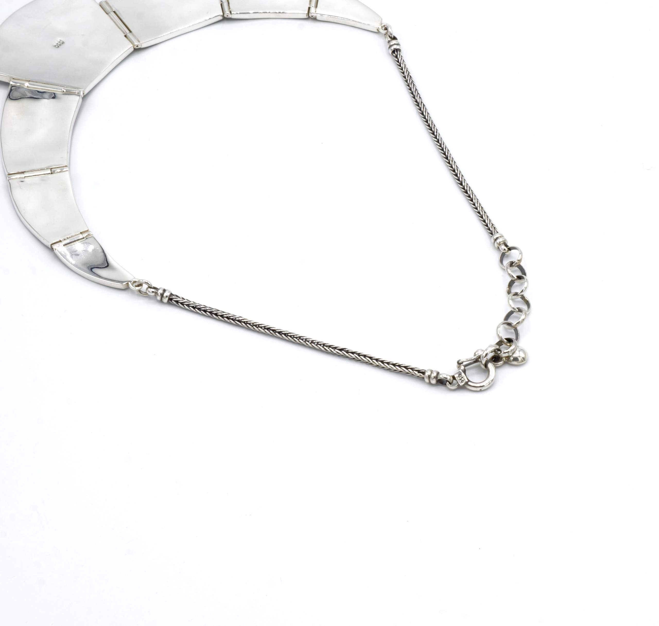 Inca-kalender design zilveren collier - Afbeelding 6