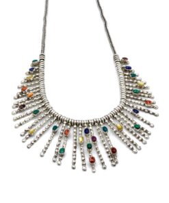 Inca-quipu design zilveren collier