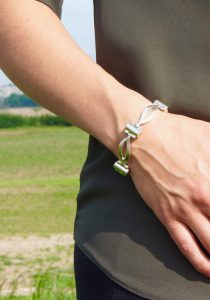 Alternative view of Inca zilver bracelet