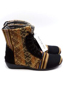 Alternative view of Incahuasi-design Peruaanse bottines negro