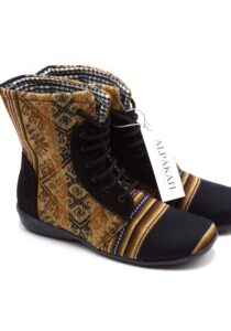 Incahuasi-design Peruaanse bottines negro
