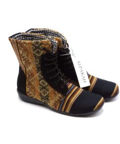 Incahuasi-design Peruaanse bottines negro