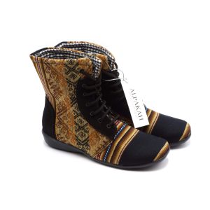 Incahuasi-design Peruaanse bottines negro