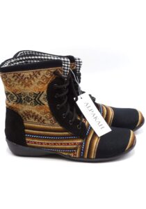 Alternative view of Incahuasi-design Peruaanse bottines negro dos