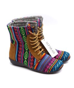 Incahuasi-design Peruaanse bottines regenboog