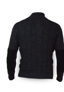 Alternative view of Intihuatana luxe trui met rits grijs Maat M