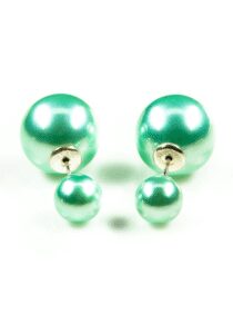Karma Oorbellen Double Dots Mint (11033)
