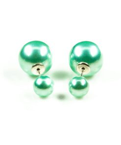 Karma Oorbellen Double Dots Mint (11033)