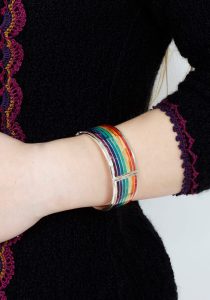 Alternative view of Kleurrijke Tahuantinsuyo zilveren armband