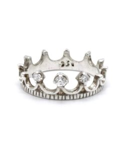 Koninginnen ring met Zirkonia