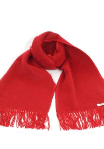 Luxe Amauta Peruaanse sjaal donker rood