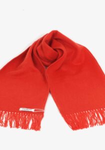 Luxe Amauta Peruaanse sjaal koraal