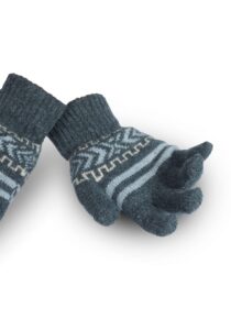 Alternative view of Luxe Merinoswollen handschoenen grijs