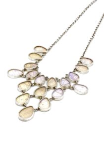 Alternative view of Luxe Morpho sulkowski zilveren collier