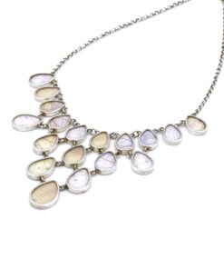 Luxe Morpho sulkowski zilveren collier
