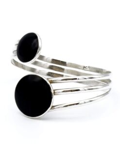 Luxe Onyx zilveren armband