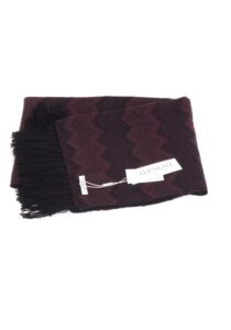 Alternative view of Luxe Titicaca sjaal lila en zwart