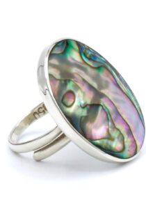 Luxe abalone ring