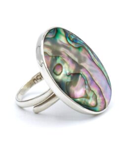 Luxe abalone ring