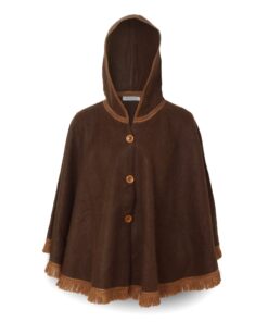 Luxe blend cape licht bruin