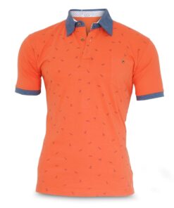 Luxe polo orange