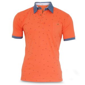 Luxe polo orange