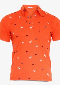 Luxe polo oranje