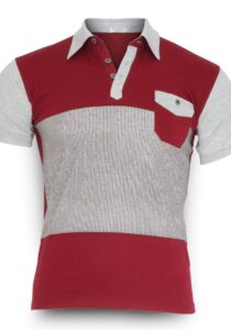 Luxe polo rojo vino