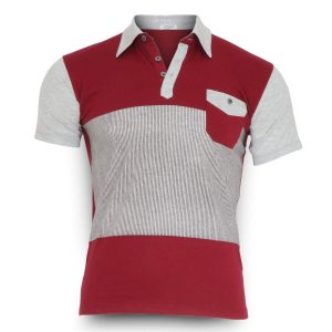 Luxe polo rojo vino