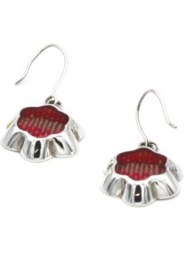 Luxe zilveren oorbellen met Manto Andino