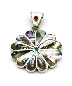 Margriet Abalone-zilveren hanger
