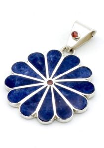 Margriet Sodaliet-zilveren hanger