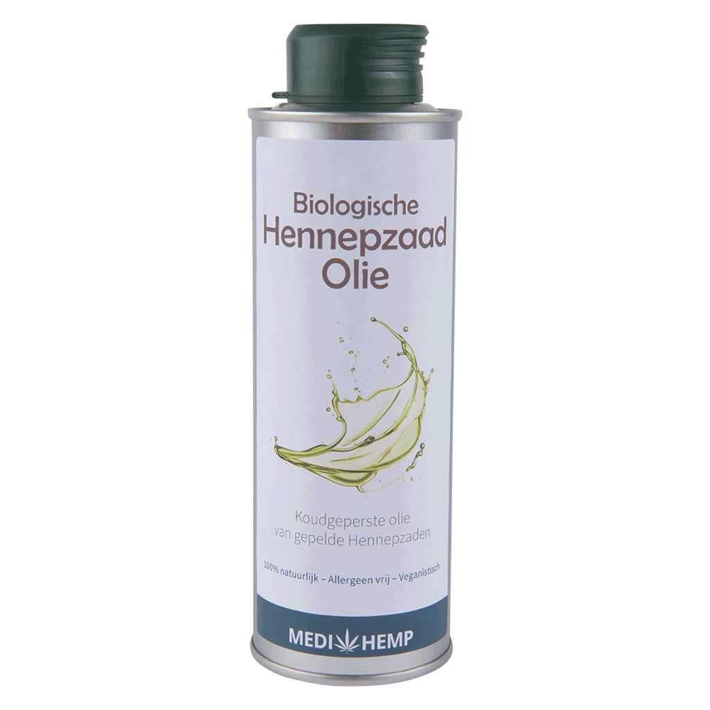 Medihemp Hennepzaad-olie Biologisch gepelde hennepzaden 250ml