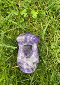 Paarse draak van Amethist Kwarts 002