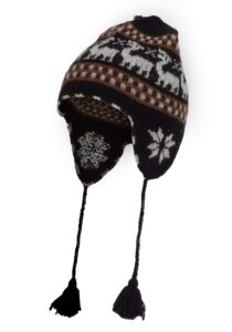 Pachacuti muts met Peruaanse dieren zwart