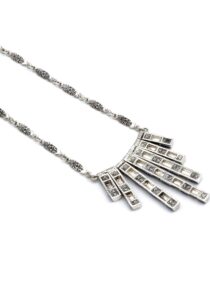 Alternative view of Panfluit zilveren luxe collier