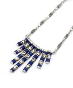 Panfluit zilveren luxe collier