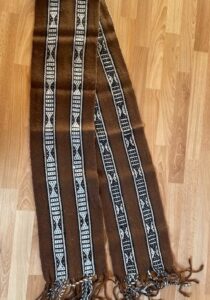 Peruaanse Alpaca Sjaal Bruin