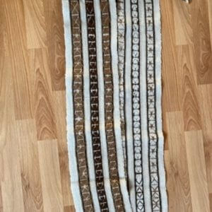 Peruaanse Alpaca Sjaal beigetinten 2 1