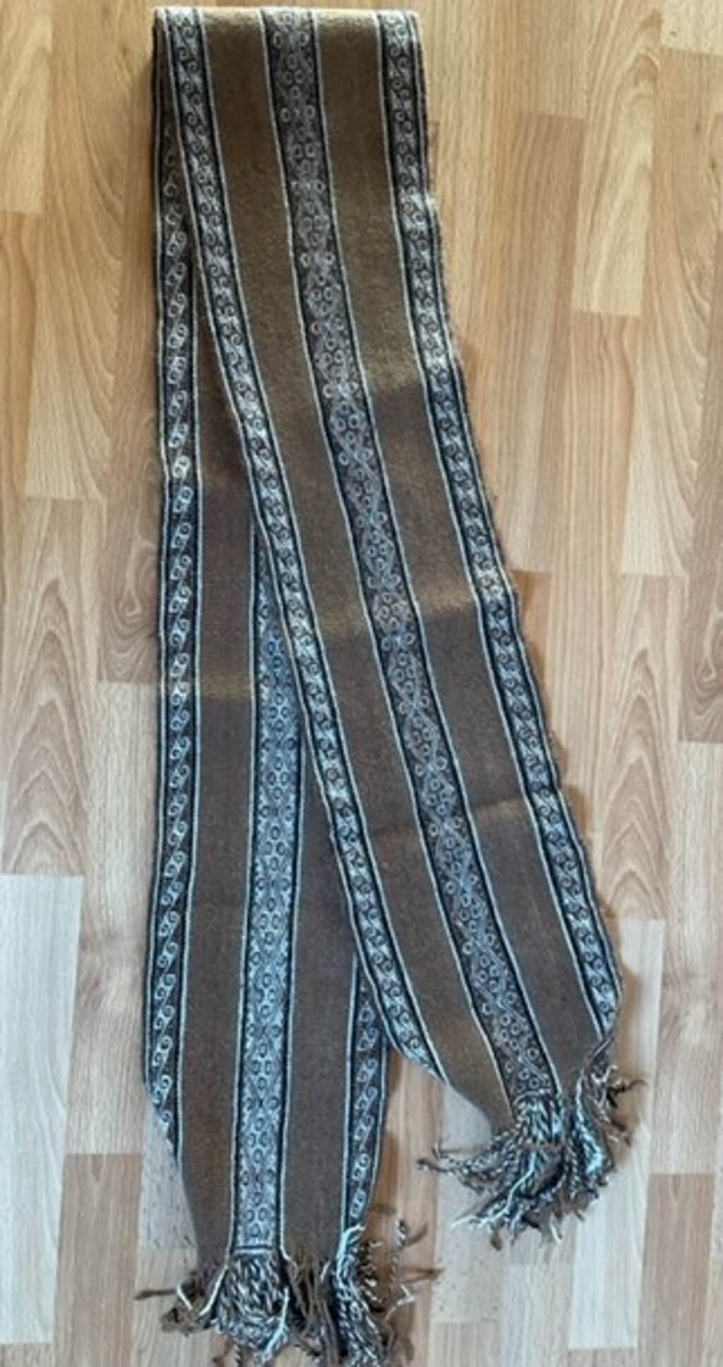 Peruaanse Alpaca Sjaal bruintinten