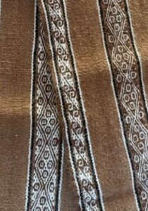 Peruaanse Alpaca Sjaal bruintinten1