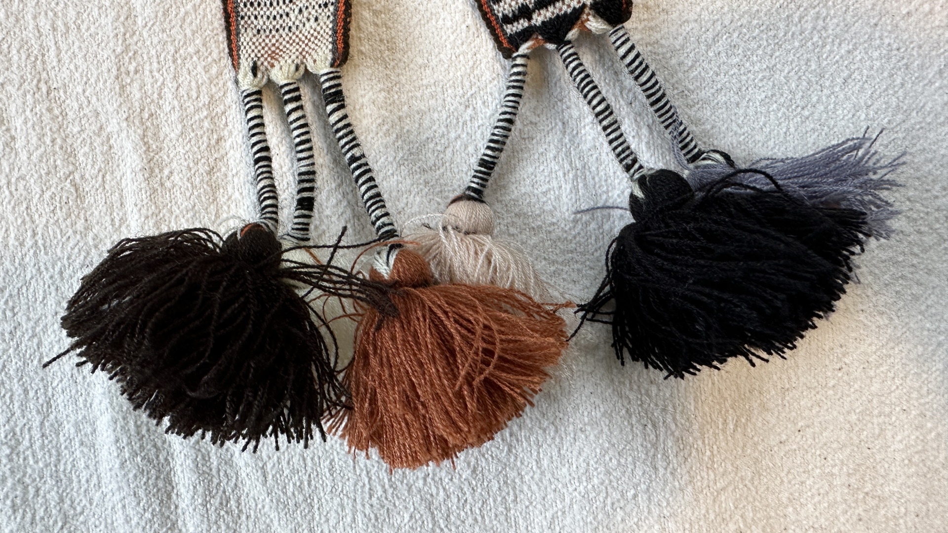 Peruaanse bruine hatband..